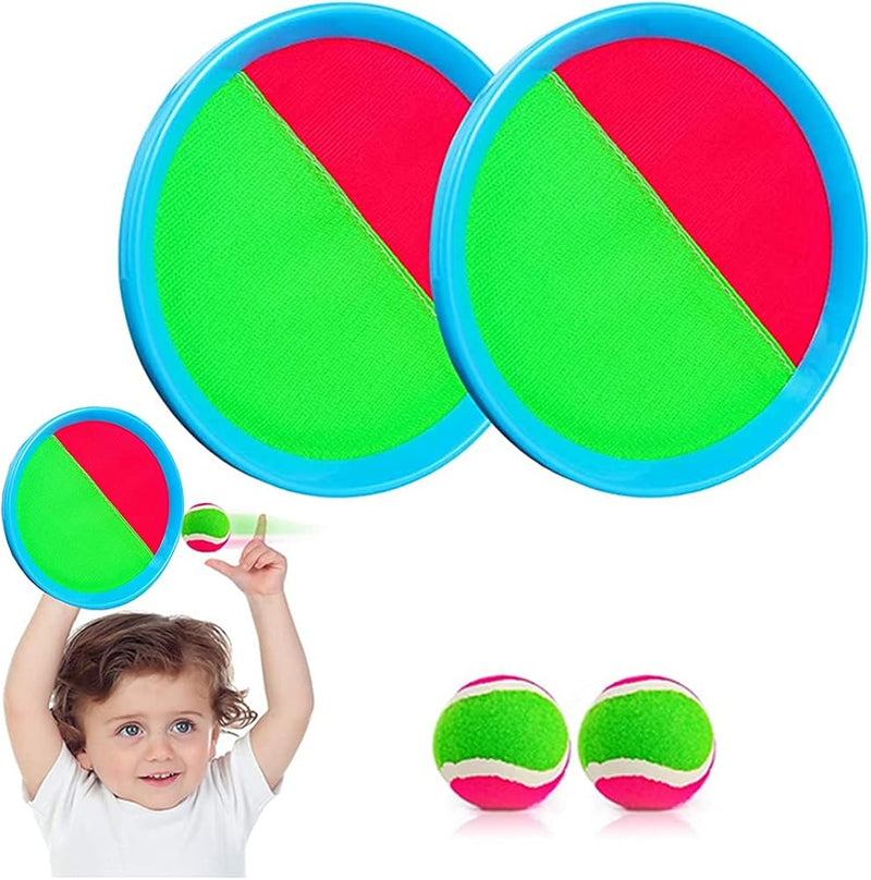 Toss and Catch Ball Set | Toss and Catch Sports Game Set - Upgraded Version 8inch Toy Paddle Catch Toy for Gift Kids/Adults/Family/Backyard Beach