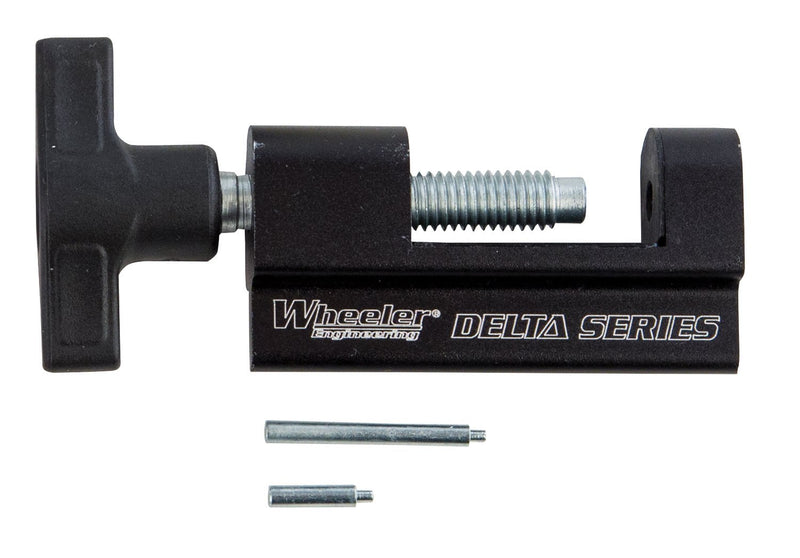 Wheeler Engineering Trigger Guard Install Tool for Installing and Changing Trigger Guards While Gunsmithing, black, silver