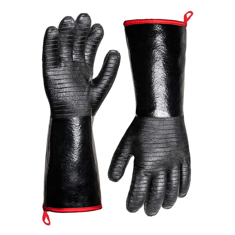 932°F Extreme Heat Resistant Gloves for Grill BBQ,Aillary Waterproof Long Sleeve Pit Grill Gloves for Fryer, Baking, Oven,Smoker,Fireproof, Oil