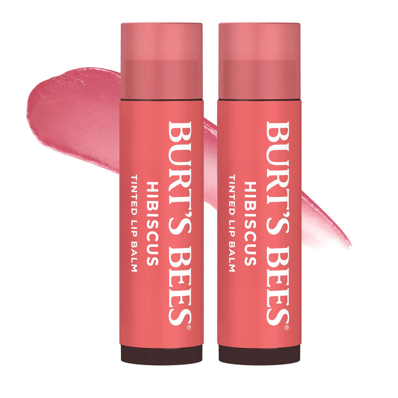 Burt's Bees Lip Tint Balm with Long Lasting 2 in 1 Duo Tinted Balm Formula, Color Infused with Deeply Hydrating Shea Butter for a Natural Looking