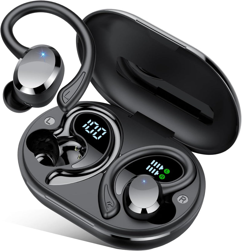 Wireless Earbuds, Earbuds Bluetooth 5.4, Bluetooth Headphones 68Hrs Playtime Sport Earphones with LED Display ENC Noise Cancelling Mic, IPX7