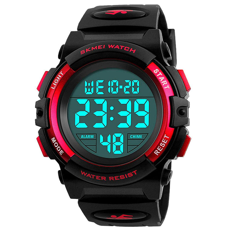 cofuo Kids Digital Watch for Boys Girls, Boys Watches Ages 3-17,Sport Outdoor Watch for Kid, 50M Waterproof Analog Multifunctional Chronograph LED