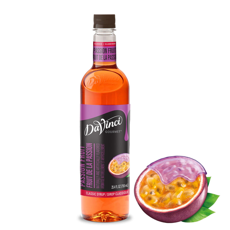 DaVinci Gourmet Classic Passion Fruit Syrup, 25.4 Fluid Ounces (Pack of 1) Passion Fruit 25.4 Fl Oz (Pack of 1)