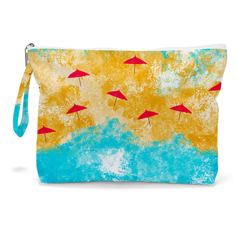 Fokongna Travel Makeup Bag - Wet Dry Bag for Swimsuit, Beach Pool Diapers, Dirty Yoga Gym Clothes - Zipper Pouch for Women, Sister, Friends -