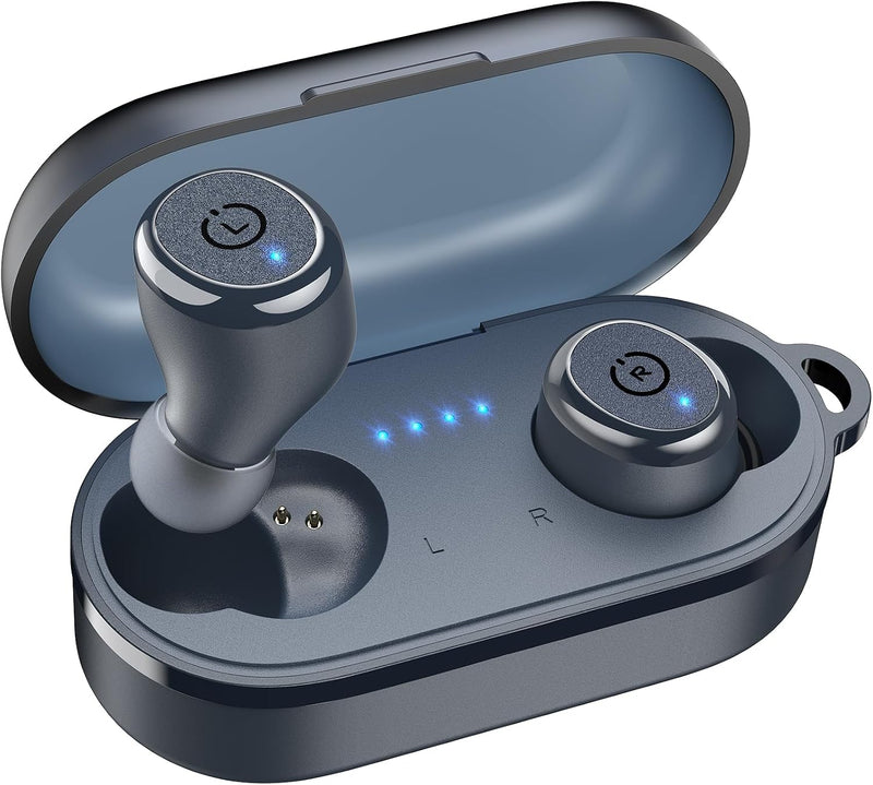 TOZO T10 Wireless Earbuds Bluetooth 5.3 Headphones, App Customize EQ, Ergonomic Design, 55H Playtime, Wireless Charging Case, IPX8 Waterproof