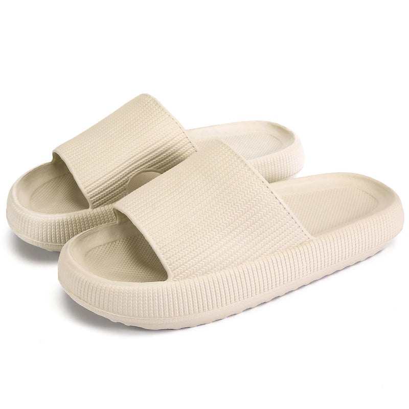 rosyclo Cloud Slippers for Women and Men, Pillow House Slippers Shower Shoes Indoor Slides Bathroom Sandals, Ultimate Comfort, Lightweight, Thick