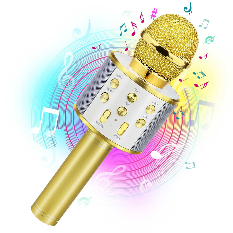 Birthday Gifts for 3-11 Year Old Girls, Bluetooth Karaoke Microphone for Kids Gifts for Teenage Girls Christmas Stocking Stuffers for Kids Popular