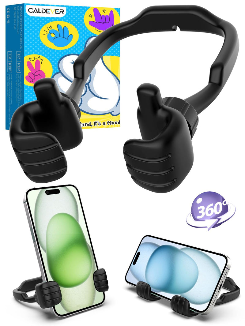 Stocking Stuffers for Teens Boys Men Kids Gifts Thumbs Up Lazy Phone Holder | Back to School Supplies, Cell Phone Stand for Desk, Gifts for Adults