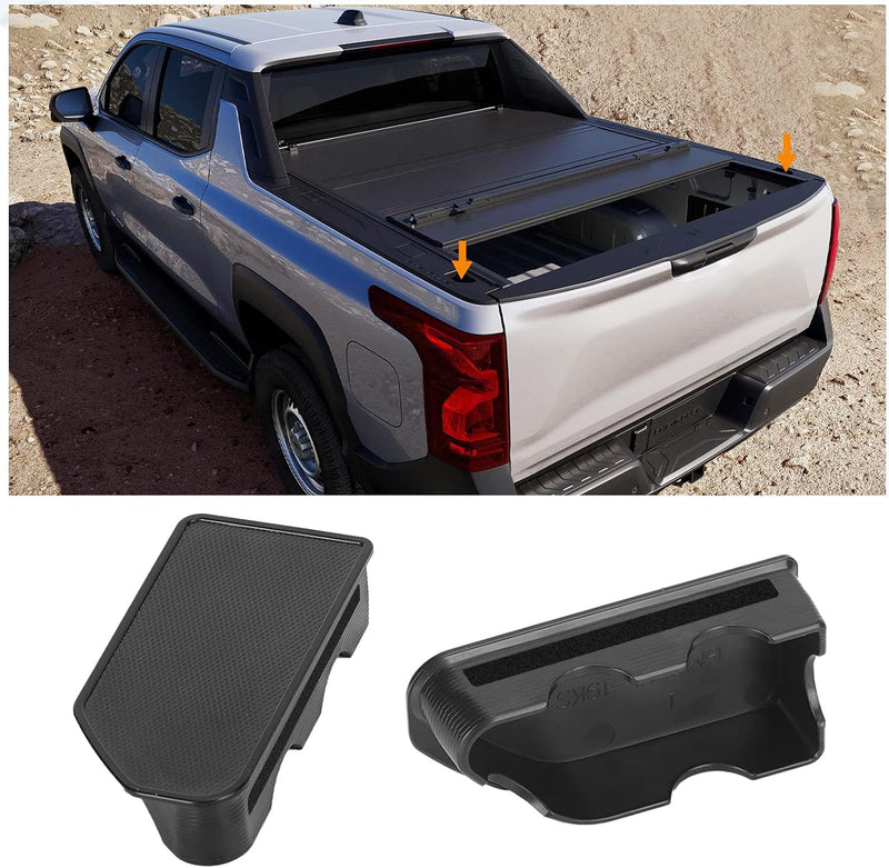 Bed Rail Stake Pocket Covers for GMC Sierra 1500/Chevy Silverado 1500 2019-2024 & Silverado/Sierra 2500/3500HD 2020 2021 2022 2023 2024 2025 Rear
