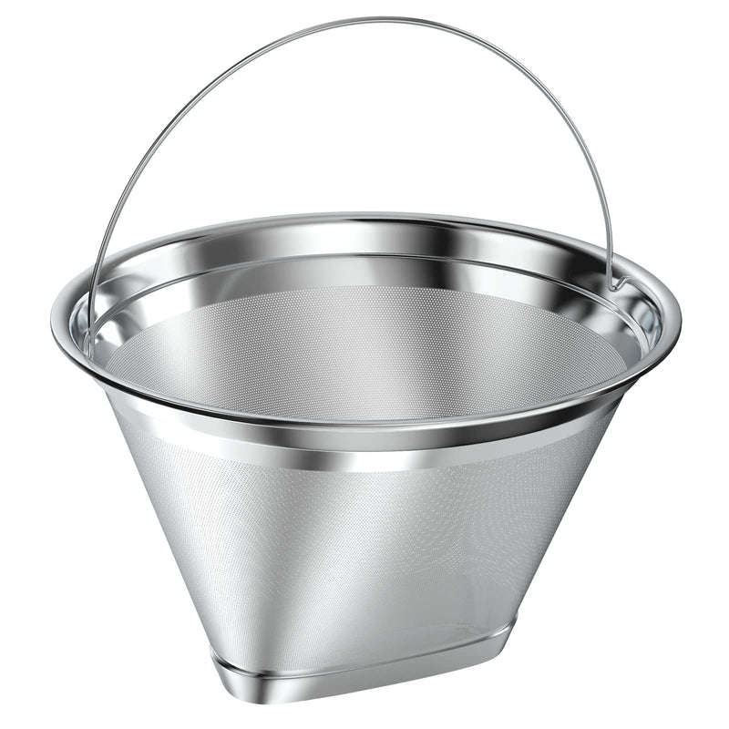 Stainless Steel Reusable Coffee Filter Compatible with Ninja Coffee Maker, 4 Cone Coffee Filters Coffee Basket, Permanent Coffee filters fit for