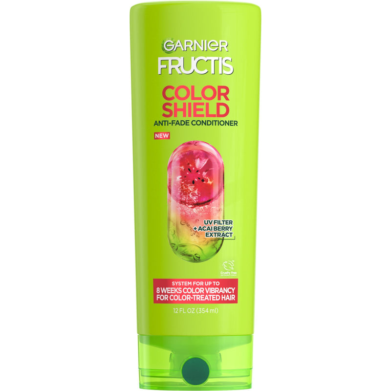 Garnier Fructis Color Shield Anti-Fade Conditioner for Color Treated Hair, 12 Fl Oz, 1 Count (Packaging May Vary) 12 Fl Oz (Pack of 1) White