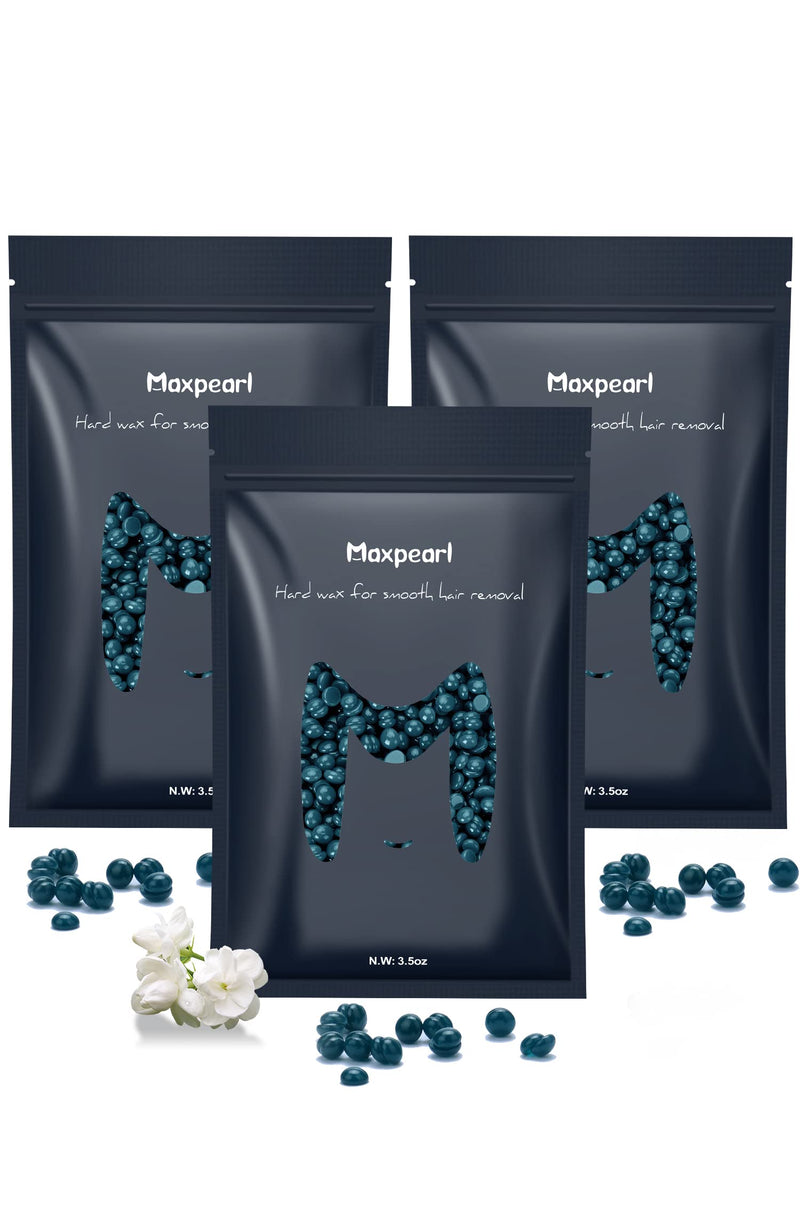 Maxpearl Wax Beads for for Brazilian/Coarse Hair, 10.5oz/300g, Dark Green