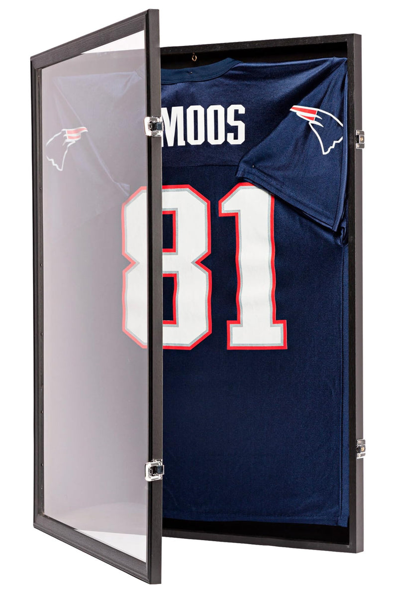 Jersey Frame Display Case – Sports Jersey Display Frame with 98% UV Protection for Football, Baseball, Basketball, Hockey, Soccer, Uniform &