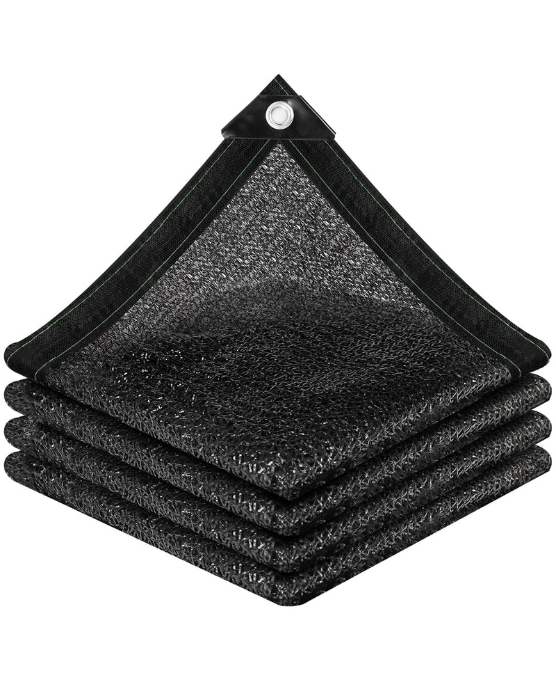 vensovo 50% Black Shade Cloth, 6 x 12 ft HDPE Sunblock Mesh | Medium shade for plants, patios and greenhouses, helping reduce direct sunlight