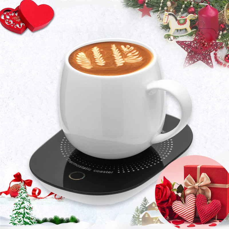 Coffee Mug Warmer for Desk with Auto Shut Off, Coffee Cup Warmer for Desk Office Home-Coffee Gifts Oval 4.8 inch