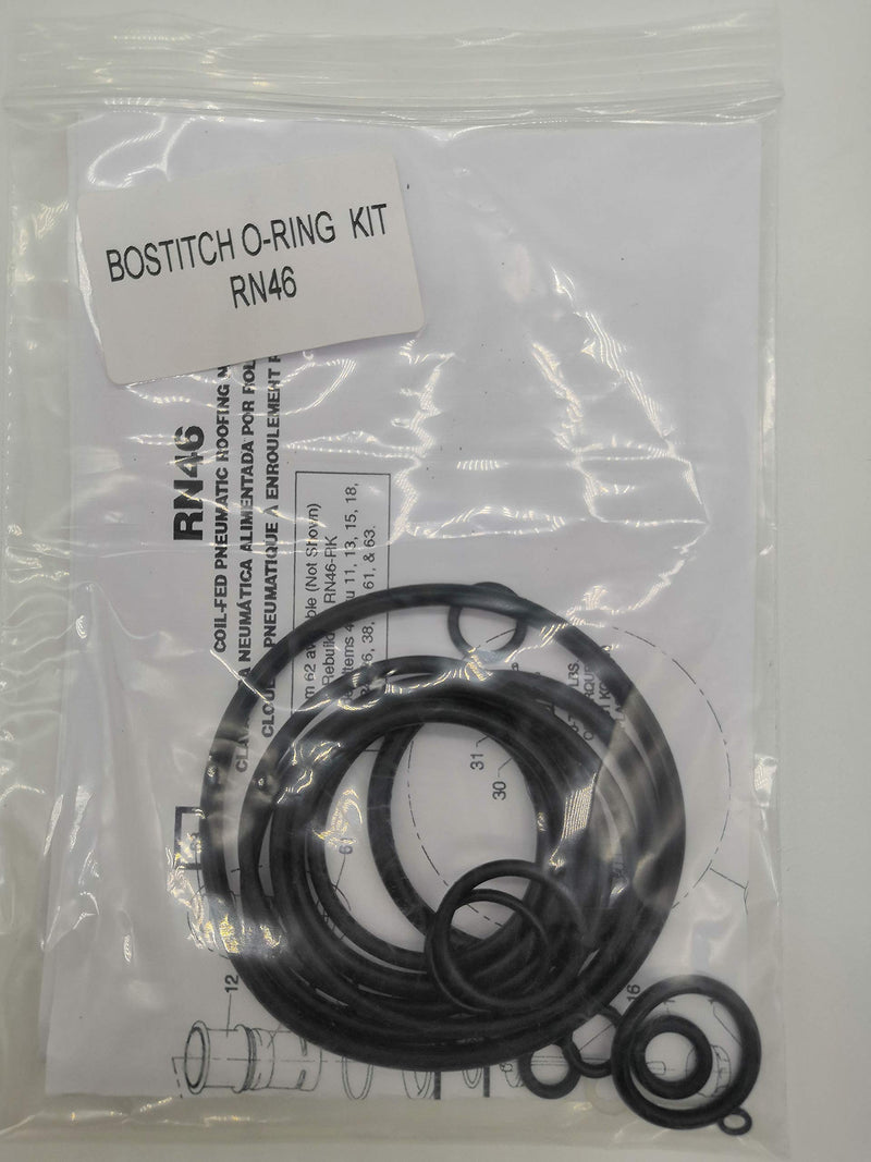 RN46 RN46-1 O-Ring Kit for Bostitch Roofing Nailer with Trigger O-Rings RN46 18PC