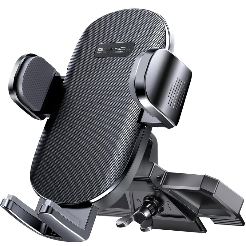 Car Phone Holder, Universal CD Slot Phone Mount, Hands Free Automobile Cell Phone Stand, 360° Adjustable Phone Mount for Car Compatible with