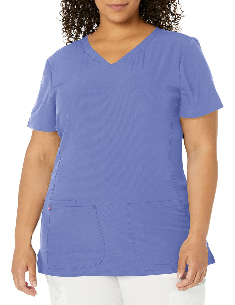 Heartsoul Scrubs for Women V-Neck Medical Top with Moisture Wicking and 360° Stretch Technology - 20710