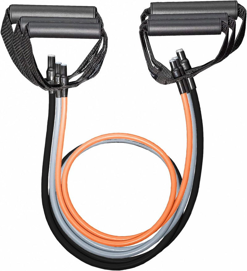 REP Fitness Tube Resistance Bands with Handles âÃÂàExercise Bands for Home Fitness Training and Strength Training