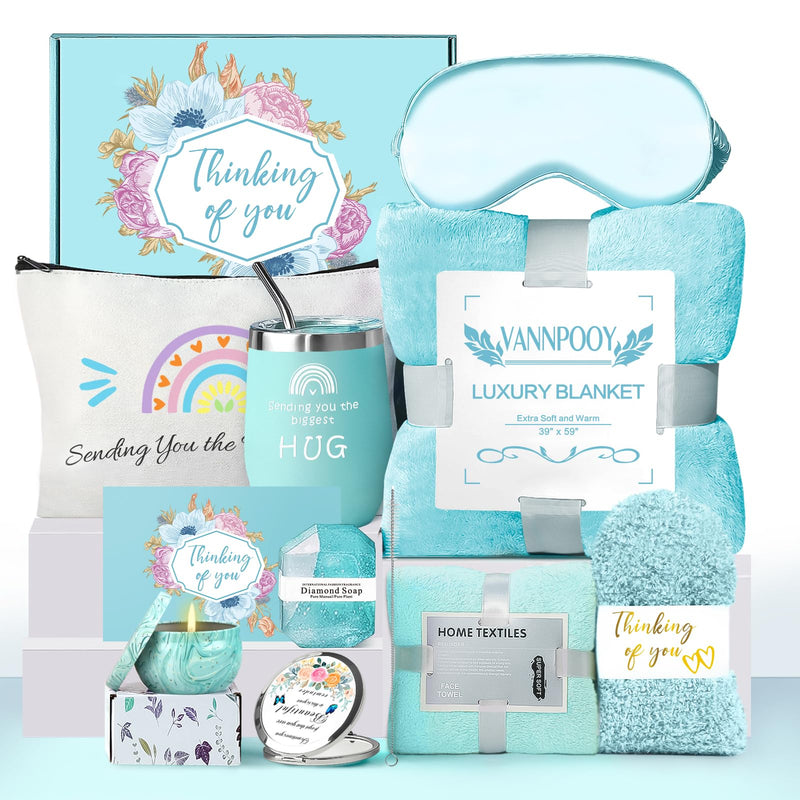 Get Well Gifts for Women, Thinking of You Gift Basket, Unique Self Care Package Relaxing Spa Gift Set, Birthday Gifts Box for Woman, Mothers Day