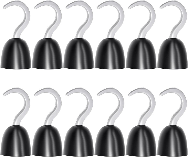 12 Pieces Pirate Hooks Captain Hook Plastic Hand Hook for Halloween Decoration Pirate Theme Party Costume Accessory Cosplay Party Supplies