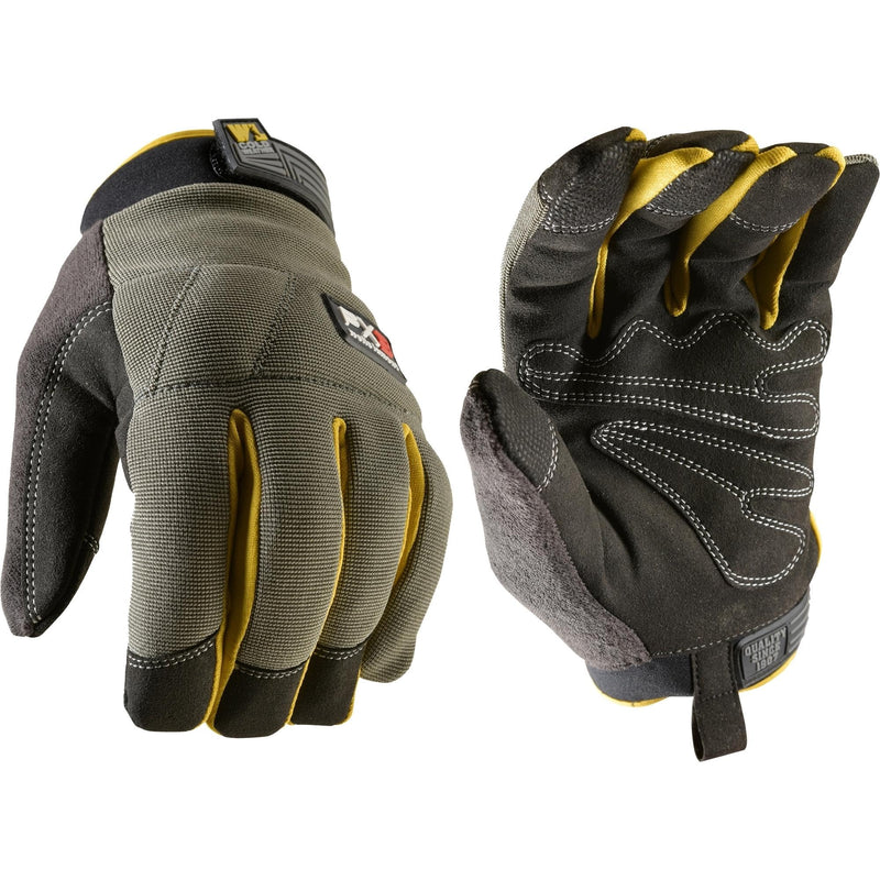 Wells Lamont FX3 Insulated Synthetic Leather Winter Work Gloves for Men – Warm 3M Thinsulate, Fleece-Lined, Touchscreen – Water-Resistant,