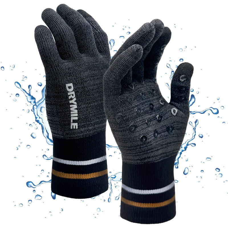 DRYMILE HYLA Waterproof Wool Blend Gloves, Touchscreen, Non-Slip Grip | Waterproof breathable membrane, warm wool blend lining, touchscreen