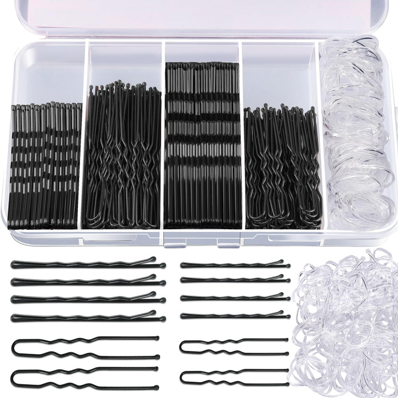 Teenitor 300Pcs Bobby Pins for Women Bobby Pins Black, Hair Pins for Women