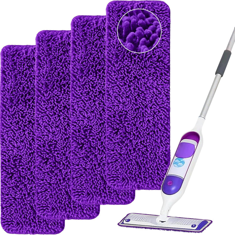 Reusable Mop Pads Compatible with Swiffer Power Mop,Power Mop Pads Refill Pads Washable 15.3 * 5.1 Inch, Microfiber Replacement Pad for
