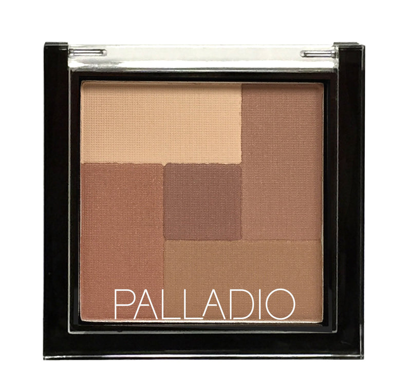 Palladio 2-In-1 Mosaic Powder Blush & Bronzer, Sun Kissed