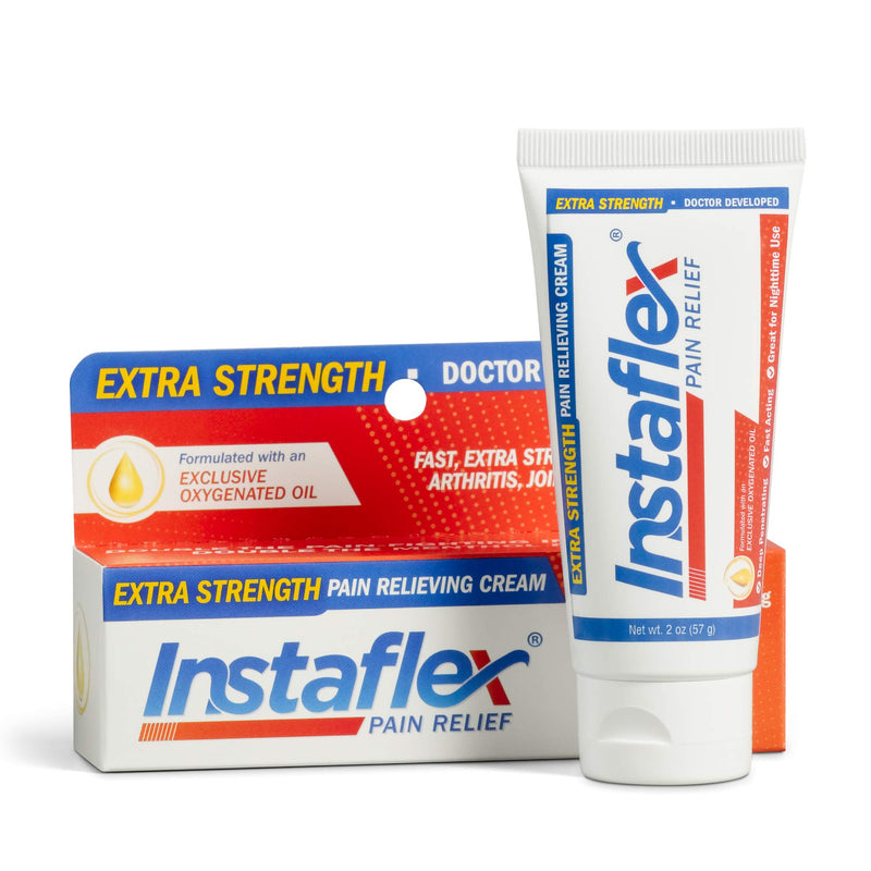 Instaflex Extra Strength Pain Relief Cream for Muscle and Joint Pain 2 Ounce (Pack of 1) Extra Strength