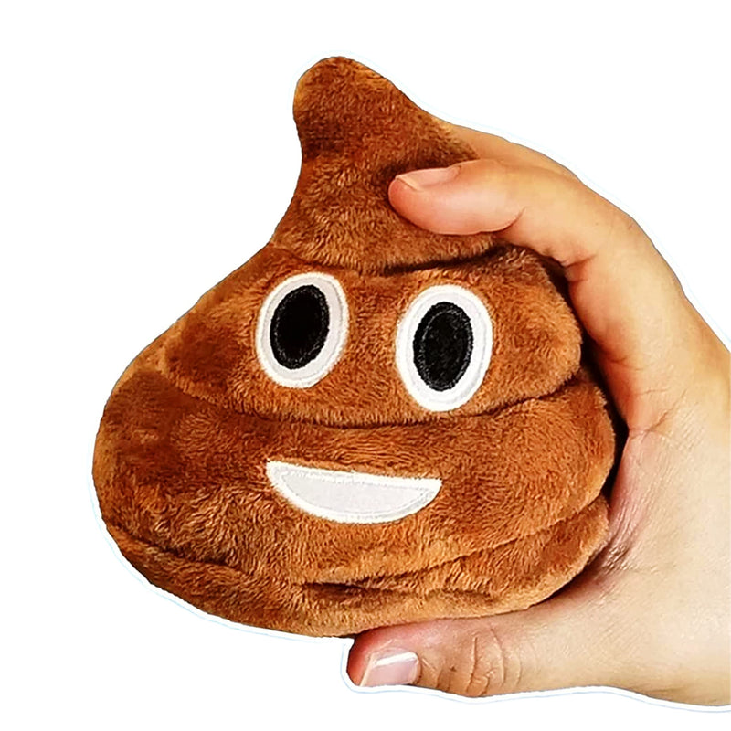 Funny Plush Poop Toy with 7 Fart Sounds - Hilarious Farting Poop Stuffy for Kids & Teens - Great As A Dog Toy with Soft Squishy Build - Fun Gag