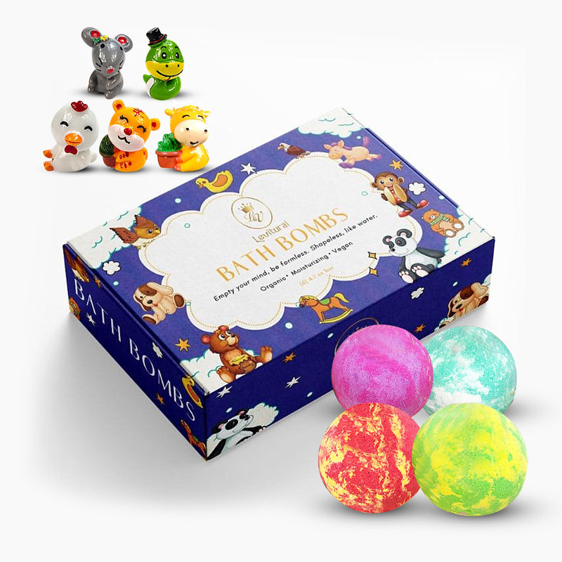 Levitural Bath Bombs Gift Set â Organic & Natural Spa Fizzies for Relaxation, Moisturizing, and Aromatherapy â Perfect for Women, Men, and Kids