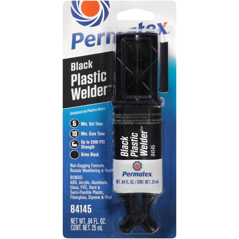 Permatex 84145 Permapoxy Black Plastic Weld - 0.84 fl. oz. 0.84 fl. Ounce