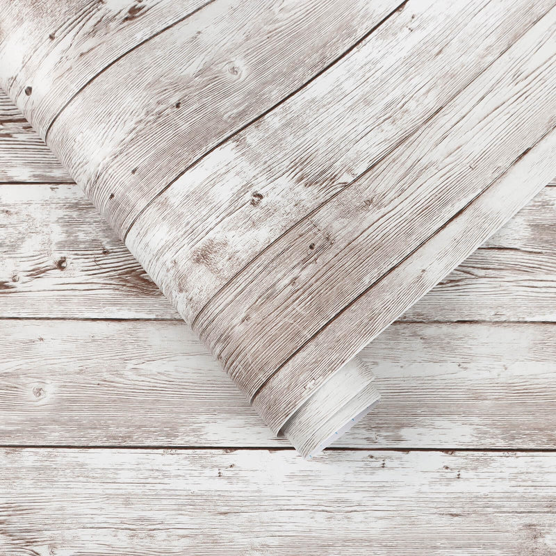 Heroad Contact Paper Peel and Stick Wallpaper Wood Grain Contact Paper for Cabinets Countertop Waterproof Removable Wallpaper Self Adhesive