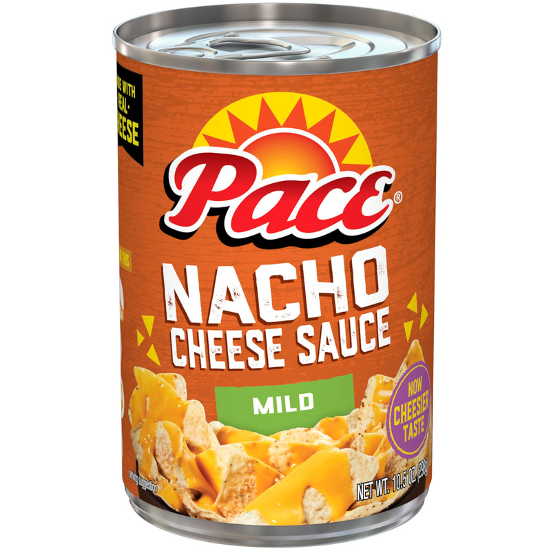Pace Mild Nacho Cheese Sauce, 10.5 oz Can Nacho Cheese Sauce Mild 10.5 Ounce (Pack of 1)