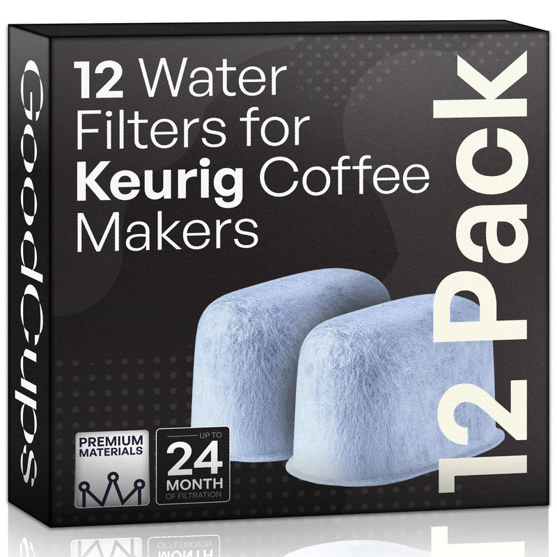 Keurig Filter Replacement - 12 Water Filters for Keurig K-Mini, K-Supreme, K-Slim, K-Express, K-Classic, K-Duo, K-Duo Hot & Iced, K-Elite,