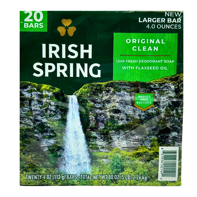 Irish Spring bar Soap (20/4 Oz Net Wt Oz), Original, 74 Ounce (Pack of 1) original 74 Ounce (Pack of 1)