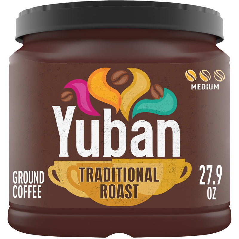 Yuban Traditional Roast Ground Coffee, 27.9 oz Canister 27.9 Ounce (Pack of 1)