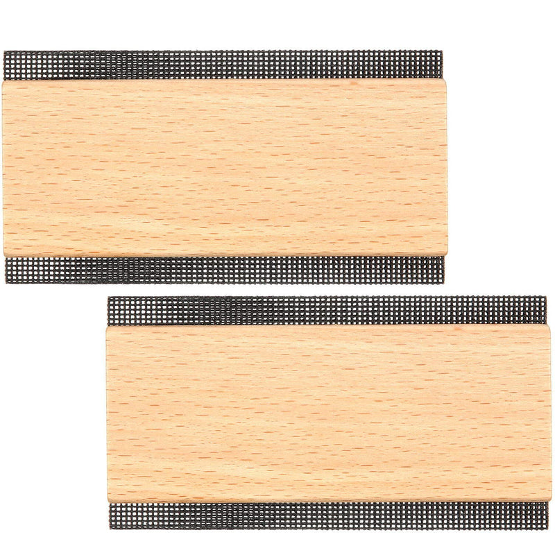 Boao 2 Pcs Wooden Sweater Comb Remove Pilling Comb with Double Edge Design to Remove Pills and Fuzz from Clothing Fabric Shaver and Pill Remover