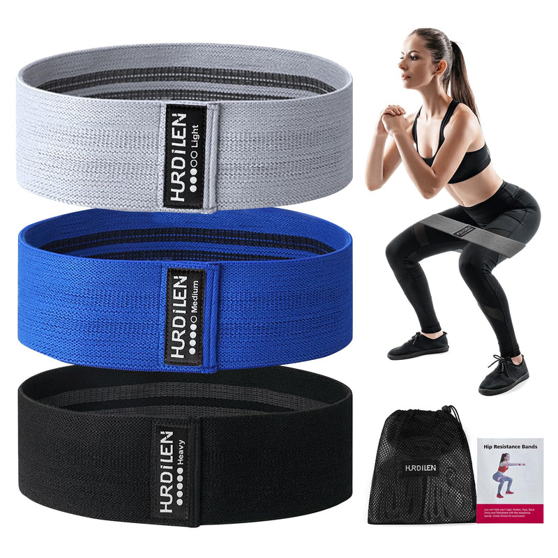 Resistance Bands for Working Out, Exercise Workout Bands for Women & Men, 3 Levels Elastic Stretch Bands for Exercise with Carry Bag for Physical