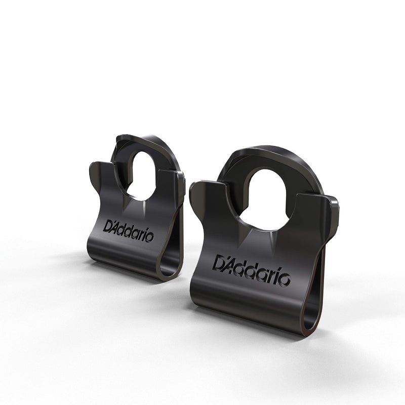 D'Addario Dual-Lock Guitar Strap Lock - Guitar Strap Locks Set - Protect Your Instrument with No Modifications or Hardware - Secures Cables - Easy