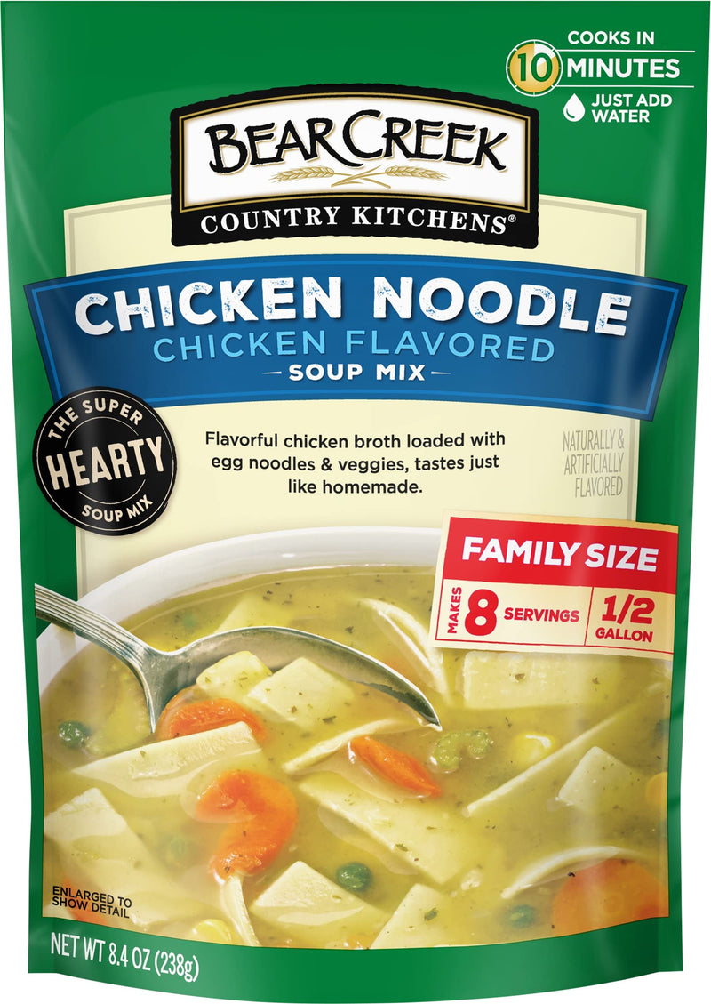 Bear Creek Soup Mix, Chicken Noodle, 8.4 Ounce Chicken Noodle 8.4 Ounce (Pack of 1)