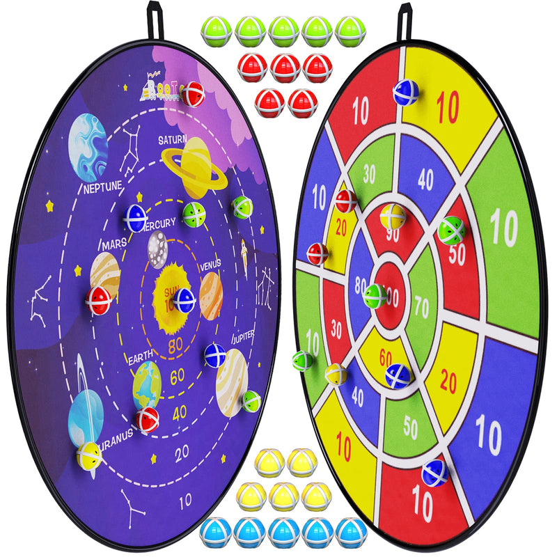 BooTaa 29" Large Dart Board for Kids, Kids Dart Board with Sticky Balls, Boys Toys, Indoor/Sport Outdoor Fun Party Play Game Toys, Birthday Gifts