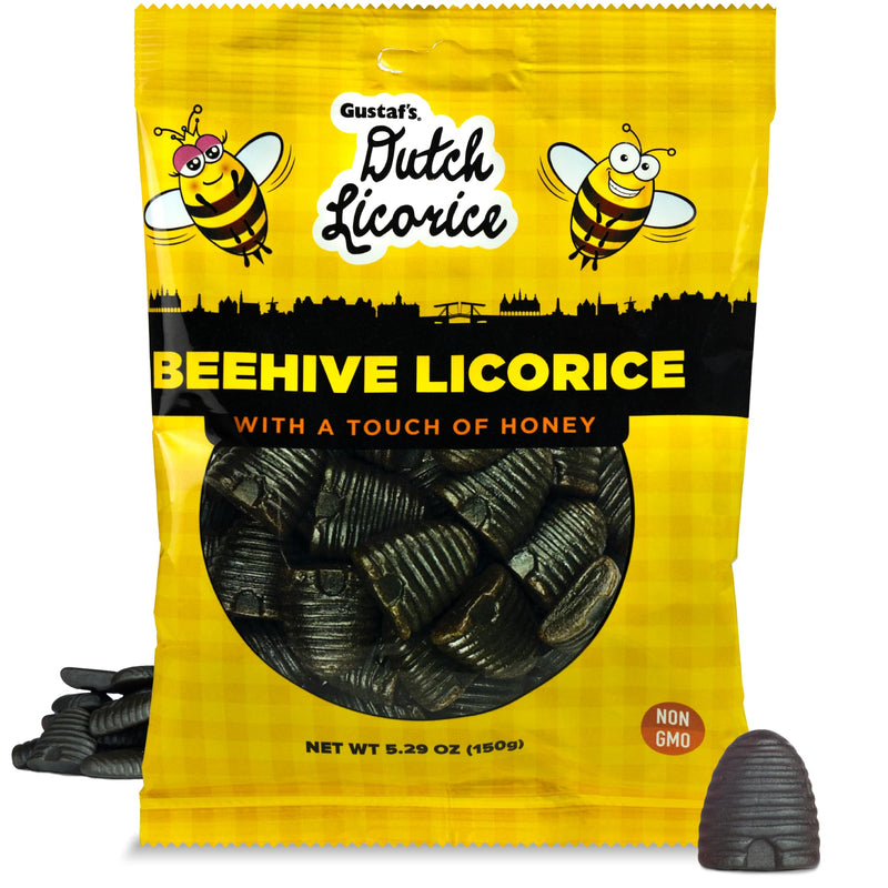Gustaf's Beehive Honey Dutch Licorice Drops - 5.2 oz Bag 1