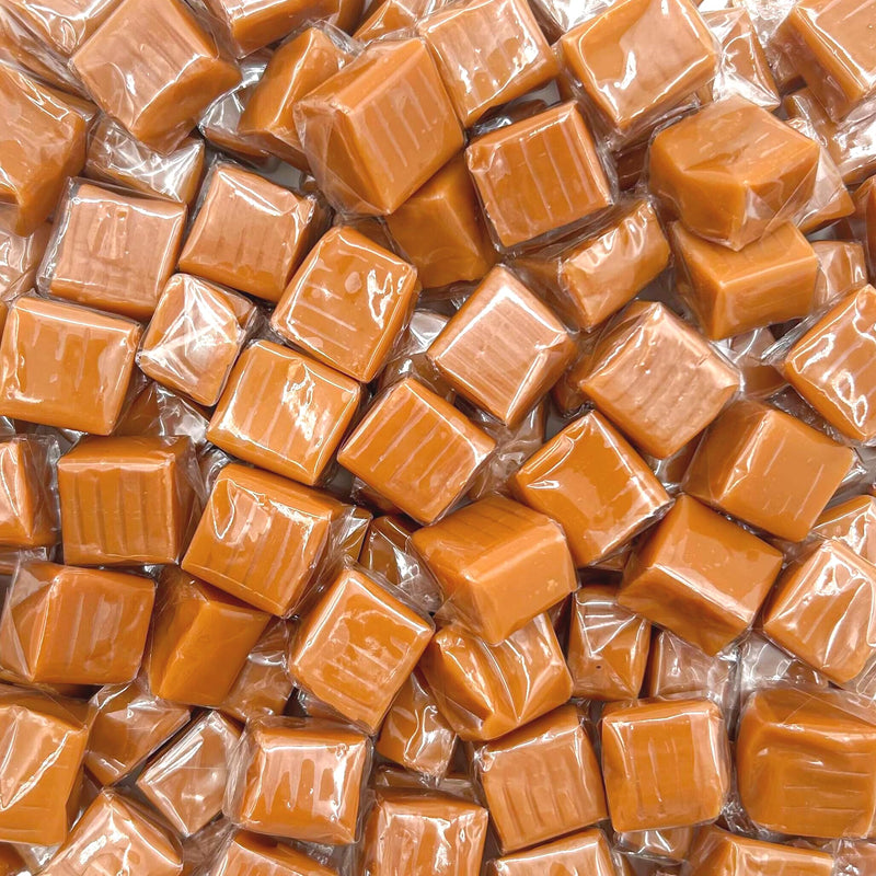 Caramel Candy Individually Wrapped, Caramel Cubes, 1 Lb Bag | Vanilla Flavor, Chewy Candy for Snacking and Baking Vanilla 1 Pound (Pack of 1)
