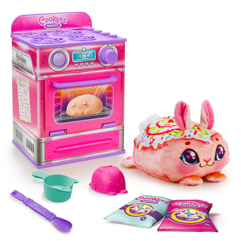Cookeez Makery Cinnamon Treatz Oven – Interactive Bake & Reveal Oven Playset with Mystery Scented Plush (Cinnamon Pooch, Fondant Feline, or