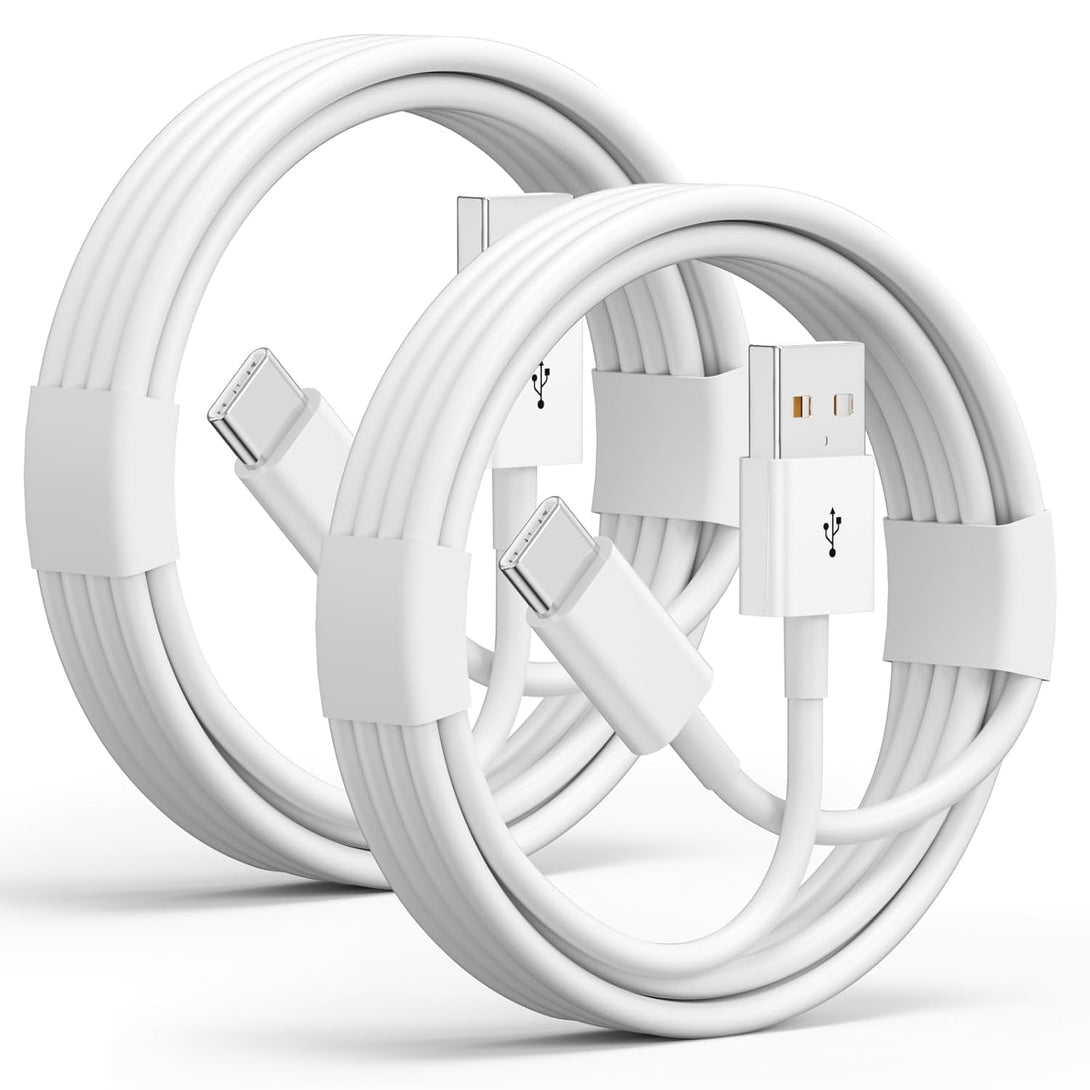 Car Carplay Cable for Iphone 15/16 Pro Max/Plus Cable,2Pack USB a to USB C for Iphone USB C Cord,Ipad USB C Cable Ipad Pro/Ipad Air Android Charger Cord Car Charging Cable Replacement 3Ft,White