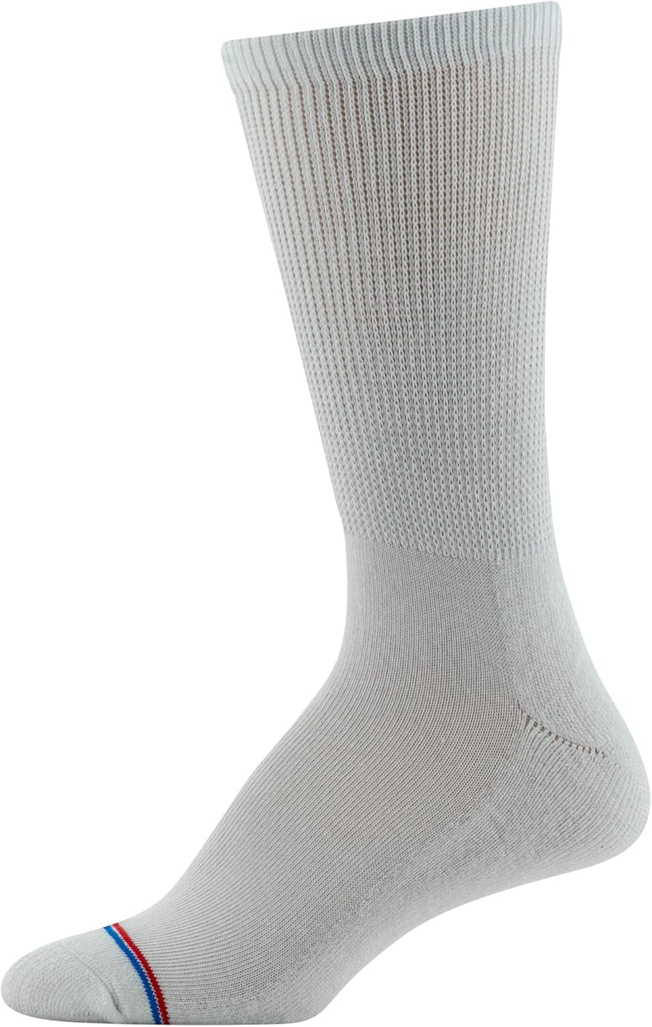 Medipeds Women'S Peds Diabetic Crew Socks with Non-Binding Top and Cushion Sole 4 Pairs