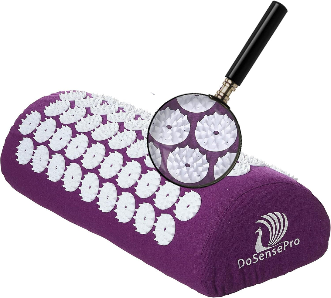Acupressure Pillow - Acupuncture Massage Pillow for Neck Tension, Pain Relief, Headaches and Migraines - Ideal Shoulder, Head, Legs, Lower Back & Neck Pillow for Relaxation